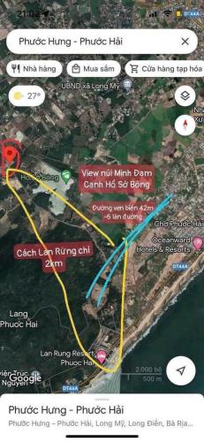 TRỤC CHÍNH PHƯỚC HƯNG PHƯỚC HẢI-  ĐI BIỂN, CÁCH LAN RỪNG RESORT CHỈ 2KM - 2