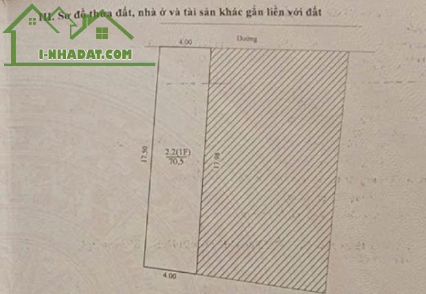 Bán đất ngõ 49 Thúy Lĩnh 71M ,MT4m ,giá +5 Tỷ Oto 20m, sổ đẹp, ko QH - 1