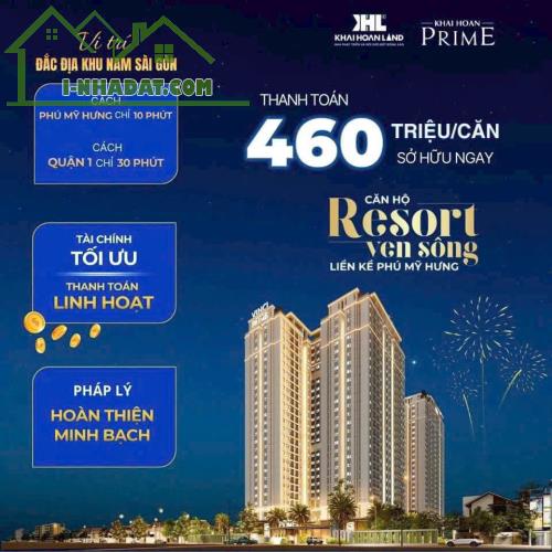 Mở bán 20 suất nội bộ trực tiếp CĐT Khải Hoàn Prime, rổ hàng giá rẻ, view đẹp, LS 0% 2 năm