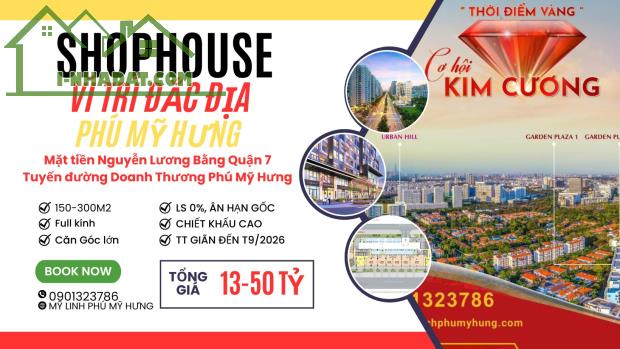 CĐT Mở bán 5 Shophouse Phú Mỹ Hưng - Đầu Tư Vàng Từ Chủ Đầu Tư, Vị Trí Cực Đẹp - Xem ngay