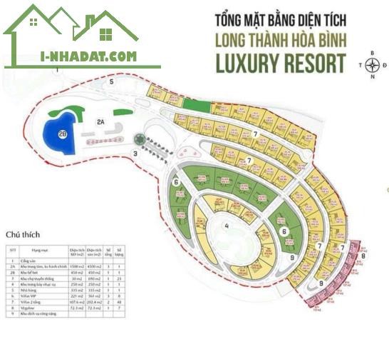 Biệt thự nghỉ dưỡng Long Thành Luxury Hòa Bình Resort chỉ từ 100 triệu