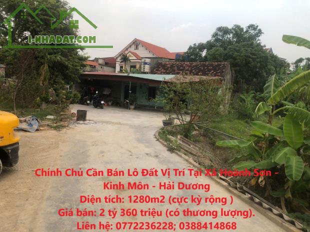 Chính Chủ Cần Bán Lô Đất Vị Trí Tại Xã Hoành Sơn - Kinh Môn - Hải Dương - 4