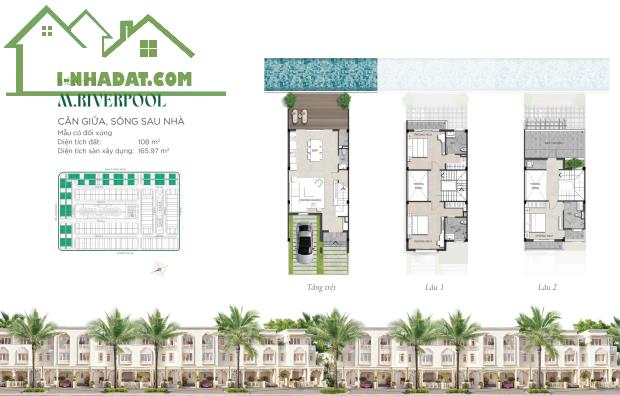 Layout phong cách Ả Rập - tiểu khu cao cấp nhất khu sông Town - 1