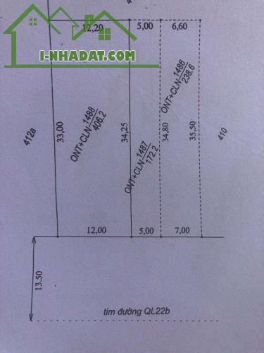 Sở Hữu Ngay Lô Đất Mặt Tiền QL22B,  Xã Bình Minh , TP Tây Ninh Giá Chỉ 4xx - 2