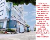 GIÁ CỰC SỐC - NHANH TAY SỞ HỮU NGAY Căn Nhà Hẻm Xe Hơi Đỗ Cửa Thông Tứ Hướng Trung Tâm