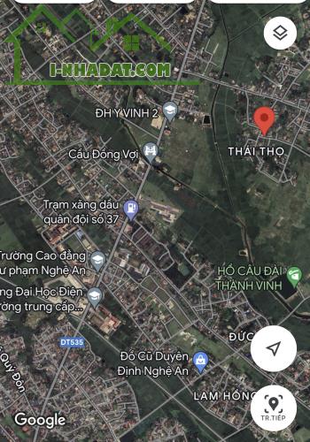 Bán lô Góc 290m2 đất đẹp xóm Thái Thọ, Nghi Thái - 1