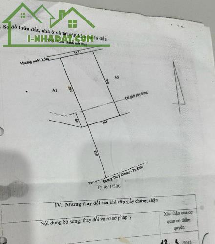 Bán đất 420,5m2 Khổ biệt thự mặt tiền đường Võ Văn Kiệt, Phường An Tây, TP Huế - 1