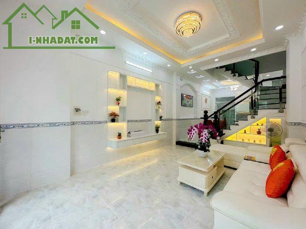 Nhà mới hẻm thông xe hơi thẳng trục, 4 tầng 52m2 chỉ 6.45 tỷ Trung Tâm Thị Trấn Nhà Bè - 2