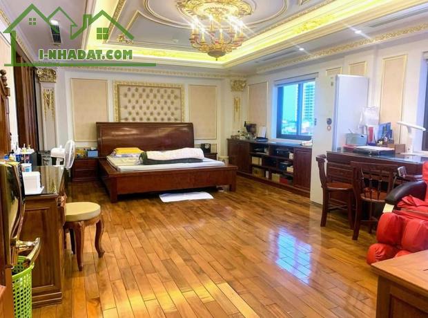 Tòa Văn Phòng Hàm Nghi, Mỹ Đình 110m2 - 7 Tầng Thang Máy, Gara - 2 Mặt Ô tô Tránh, Vỉa Hè - 1