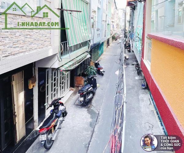 BÁN NHÀ ĐƯỜNG 20 THƯỚC.  4 TẦNG. 3MX7.1M. HẺM THÔNG 4M. XUNG QUANH LÀ KHU ẨM THỰC - 8