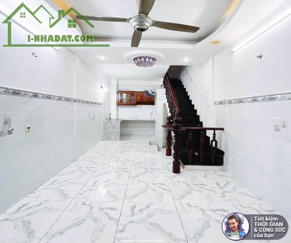 BÁN NHÀ ĐƯỜNG 20 THƯỚC.  4 TẦNG. 3MX7.1M. HẺM THÔNG 4M. XUNG QUANH LÀ KHU ẨM THỰC - 4