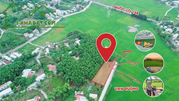 Đất nền Đà Nẵng-Hòa Phong Giáp Trung Tâm hành chính huyện Hòa Vang-view cánh đồng 7xxtr - 3