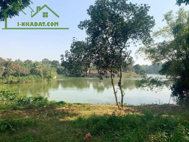 Bán 1472m2 đất mặt Hồ ở Chương Mỹ cách QL21 chỉ 700m xây dựng homestay được luôn. - 3