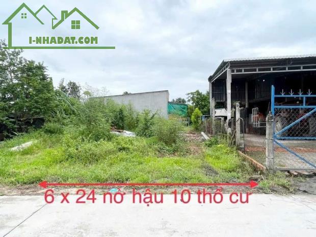 chỉ 1ty150 đất 193m2 shr 6x24m hậu 10m full thổ 1 xẹt lục viên - 1