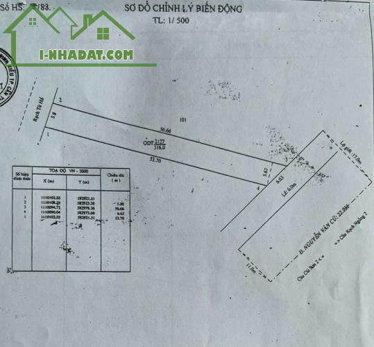 Nền rộng mặt tiền đường Nguyễn Văn Cừ xéo đại học Y Dược, Cần Thơ - 25 tỷ - 4