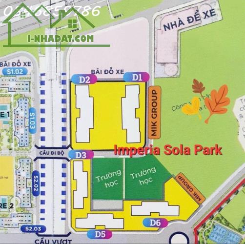 Mở bán Imperia Sola Park KĐT Vin Smart City, dt 28-80m2, giá từ 55tr/m2. HTLS 0% - 1