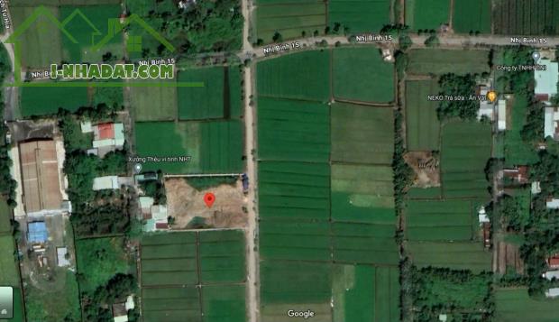 HÓC MÔN - BÁN ĐẤT MẶT TIỀN ĐƯỜNG NHỊ BÌNH 15, DT 37 * 56m - 2