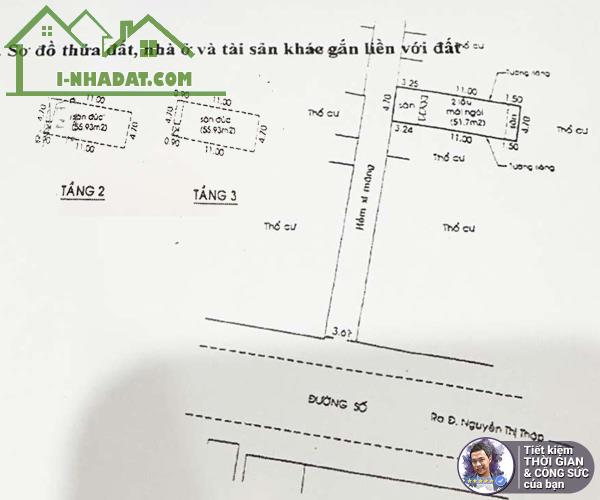 BÁN NHÀ HẺM XE HƠI ĐƯỜNG SỐ 79. 74M2. NGANG KHỦNG 4.7M. 3 TẦNG. 4 PHÒNG NGỦ. VỊ TRÍ VIP - 3