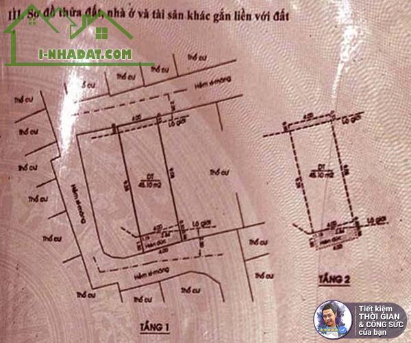 BÁN NHÀ HẺM 791 TRẦN XUÂN SOẠN. 45M2. 4MX12M. HẺM 4M.  2 TẦNG. KHU DÂN CƯ AN NINH - 6