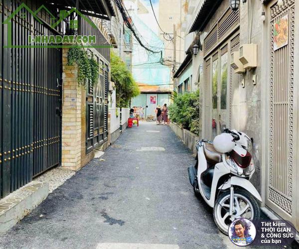 BÁN NHÀ HẺM 266 TÔN ĐẢN. 16M2. 3.4MX4.6M. NHÀ MỚI TINH 2 TẦNG. HẺM THÊNH THANG 3.5M - 8