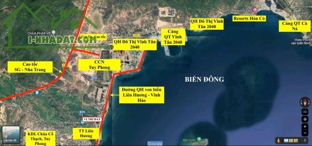Chính chủ cần bán gấp 2 lô liền kề full thổ ở KDC ven biển Liên Hương, Bình Thuận chỉ 999 - 1