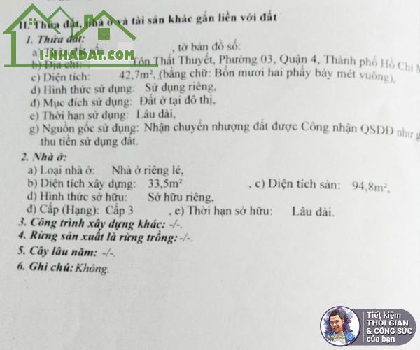 BÁN NHÀ TÔN THẤT THUYẾT. 43M2. 3.2MX13.5M. 3 TẦNG. 3 PHÒNG NGỦ.KHU YÊN TĨNH.SÁT TRƯỜNG HỌC - 2