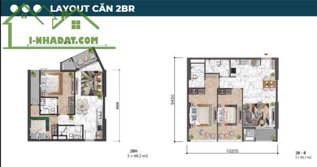 Căn hộ sông Hàn, 2PN, 2WC, Xem trực diện pháo hoa, 68m2 chỉ 3.4 tỷ - 4