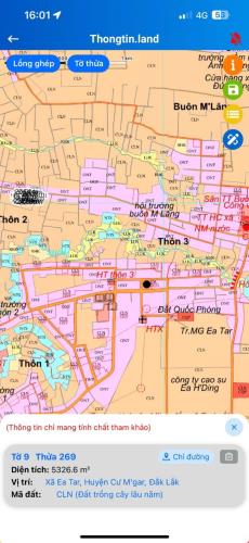 Bán Đất Cận Hồng Khu Dân Cư Cách UBND Huyện , Chợ,… 1-2Km Giá 169TR - 5