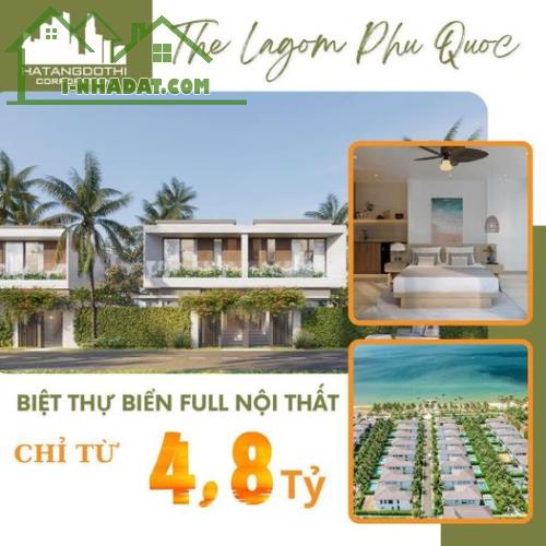 Chỉ từ 4,8 tỷ sở hữu biệt thự  The Lagom Villas Phú Quốc- 098766386 Dự án Andochine Phú - 2