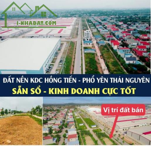 Bán đất nền đối diện cổng khu công nghiệp Yên Bình, Phổ Yên, Thái Nguyên - 1