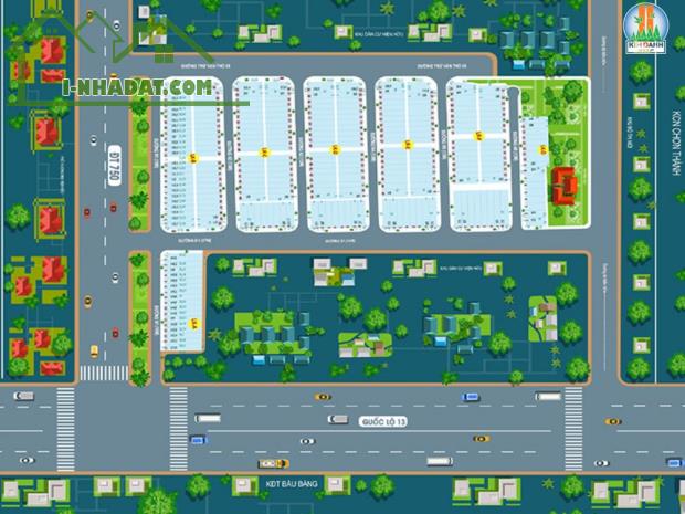 Bán lô đất sổ hồng riêng ở New Land Bàu Bàng, 100m2 giá 860 triệu - 3