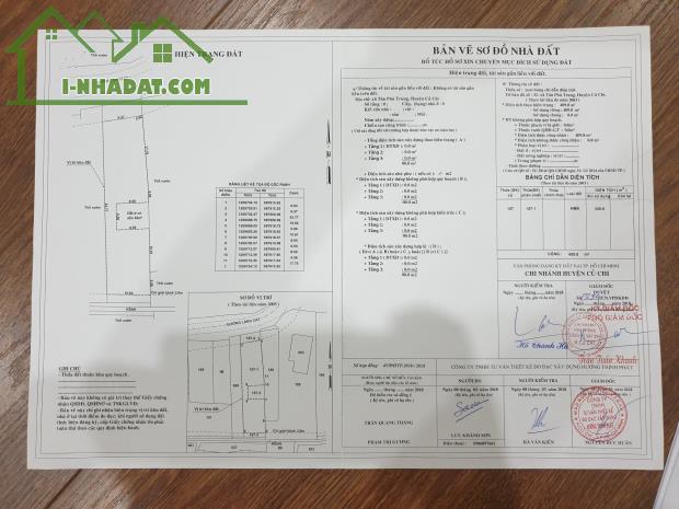 CỦ CHI, LÔ ĐẤT MẶT TIỀN ĐƯỜNG TÂN PHÚ TRUNG, DT 10*52M