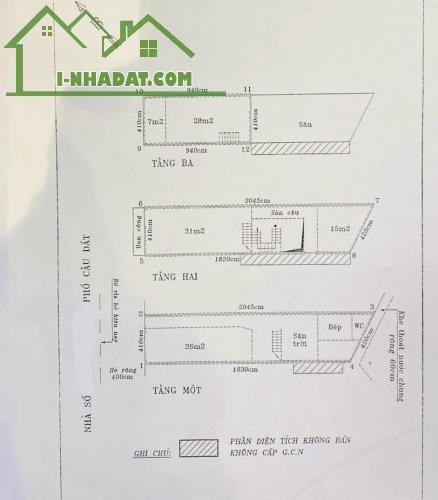 Bán nhà 3 tầng 79m2 phố Cầu Đất, Ngô Quyền, Hải Phòng. Vị trí đẹp. 22,8 tỷ - 2