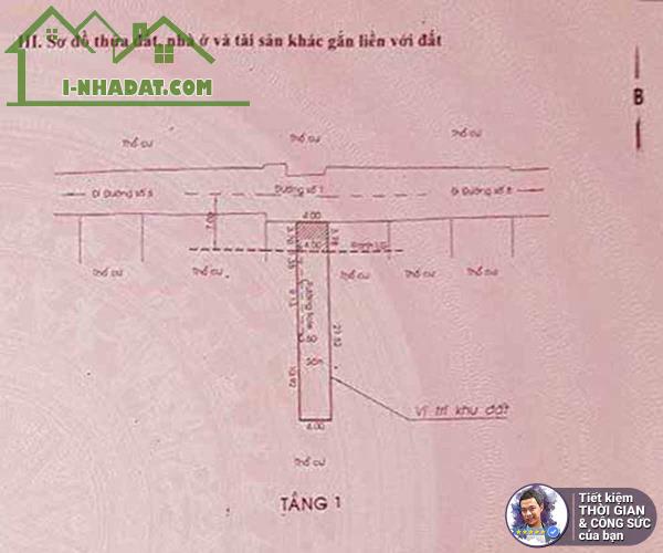 BÁN NHÀ ĐƯỜNG SỐ PHƯỜNG TÂN KIỂNG. NHÀ NÁT. 100M2. 4MX25M. TIỆN XÂY CĂN HỘ DỊCH VỤ 6 TẦNG - 1