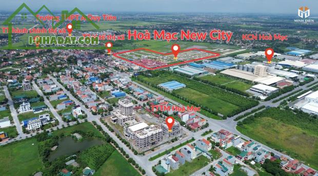 Quỹ hàng độc quyền dự án KĐT Hòa Mạc New City giá chỉ 19tr/m DT 100m2 sổ đỏ từng lô - 3