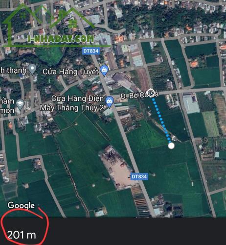 Bán 4.025m2 đất lúa giá rẻ 16,5 tỷ tại ấp Bình Cang 2, Bình Thạnh, Thủ Thừa, Long An - 1