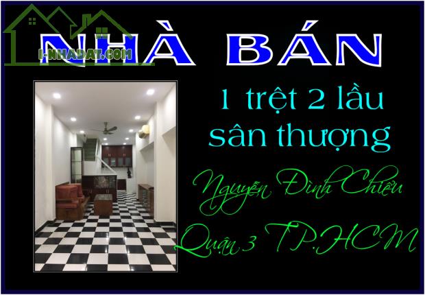 Hạ giá cần bán nhanh nhà phố 1 trệt 2 lầu Nguyễn Đình Chiểu Quận 3 TP.HCM - 2