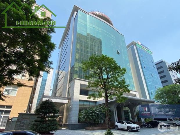 Bán nhà mặt phố Trung Kính, Kdoanh, xây building cực đẹp, 2 thoáng, 140m2, MT 9,5m, 50 tỷ