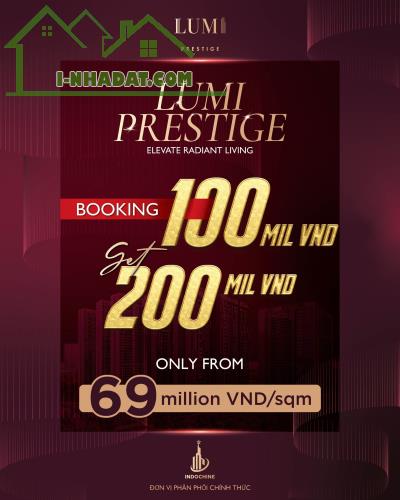 Tặng 200tr khi booking GĐ 2 Lumi Hà Nội CK đến 10%, Ưu Tiên chọn căn đẹp