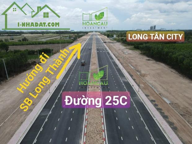 Lô đất 2 mặt tiền ngay mũi tàu , nối cổng chính sân bay QT Long Thành - 2