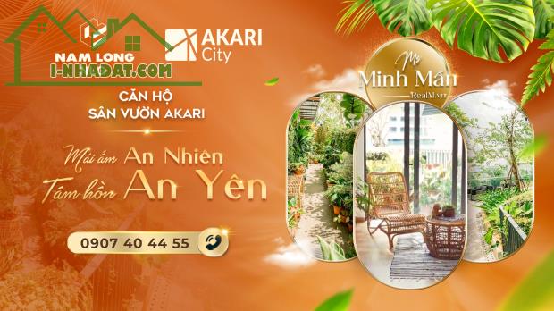 Cho thuê Căn hộ, căn hộ sân vườn, shophouse mặt bằng kinh doanh Akari Nam Long, Võ Văn - 3