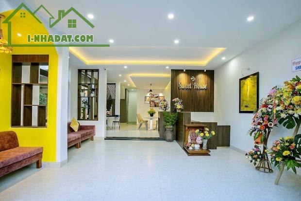 Hạ chào 500triệu, bán nhanh homestay, mặt tièn Huỳnh Thúc Kháng,227m2, 3tầng - 1