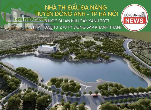 Bán 80m2 đất vườn đào, mặt đường kinh doanh, view nhà thi đấu đa năng, gần Cafe Ngói