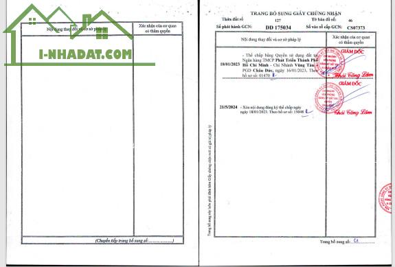 CẦN BÁN LÔ ĐẤT ĐẸP TẠI KHU VỰC HUYỆN CHÂU ĐỨC - TỈNH BÀ RỊA - VŨNG TÀU - 4