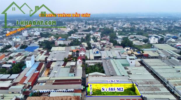 Cần Bán thửa đất Nhơn Trạch 585m2 có sẵn 200m2 Thổ Cư nằm sau đường Trần Phú Bến Cam xã - 3