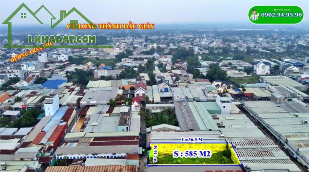 Cần Bán thửa đất Nhơn Trạch 585m2 có sẵn 200m2 Thổ Cư nằm sau đường Trần Phú Bến Cam xã - 4