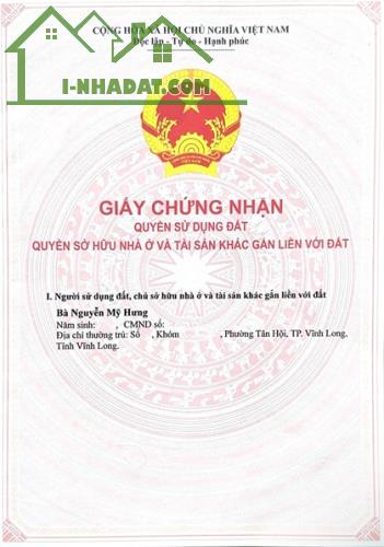 CHÍNH CHỦ Bán Nhà Và Đất Tại Phường Tân Hội, TP. Vĩnh Long - 2