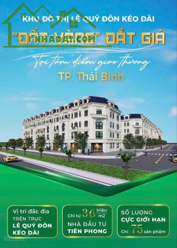 Glory Downtown thái bình - Đất nến đường Lê Quý Đôn kéo dài Trần Lãm Thành Phố Thái Bình