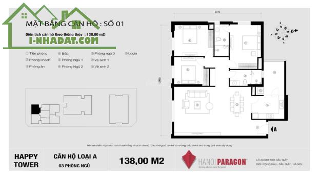 Chỉ 7,4 tỷ sở hữu căn hộ 3 PN - 138m2, view cực đẹp, khó tìm ở Cầu Giấy - 2