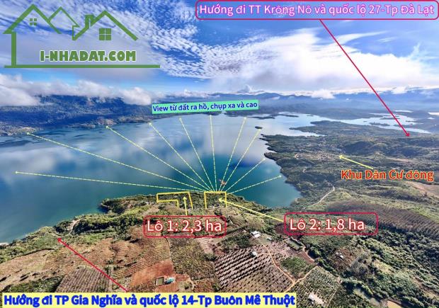 Bán đất mặt tiền đường nhựa liên tỉnh, có 82m MT đường và 194m MT hồ - 3